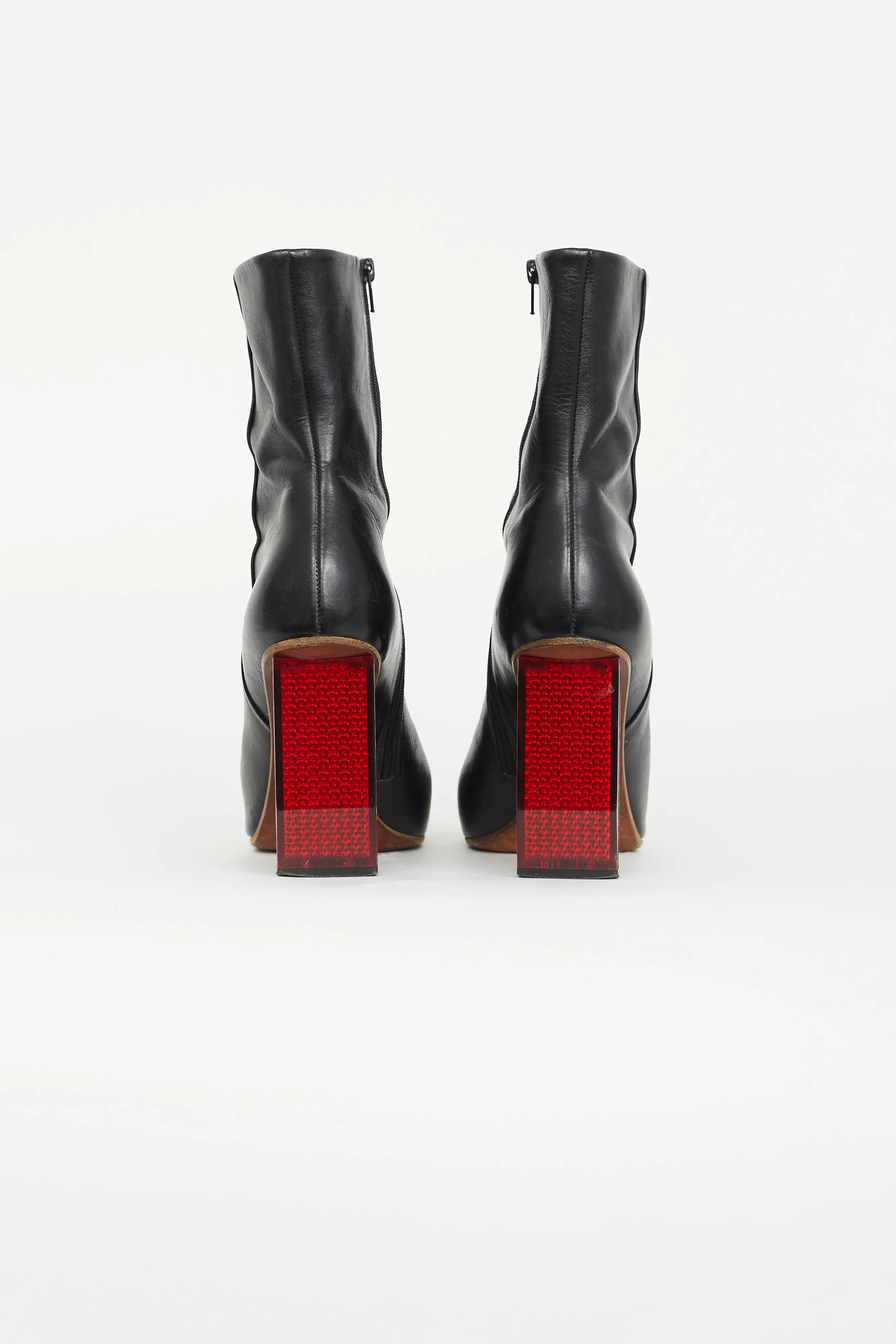 2016 Black Reflector Ankle Boot