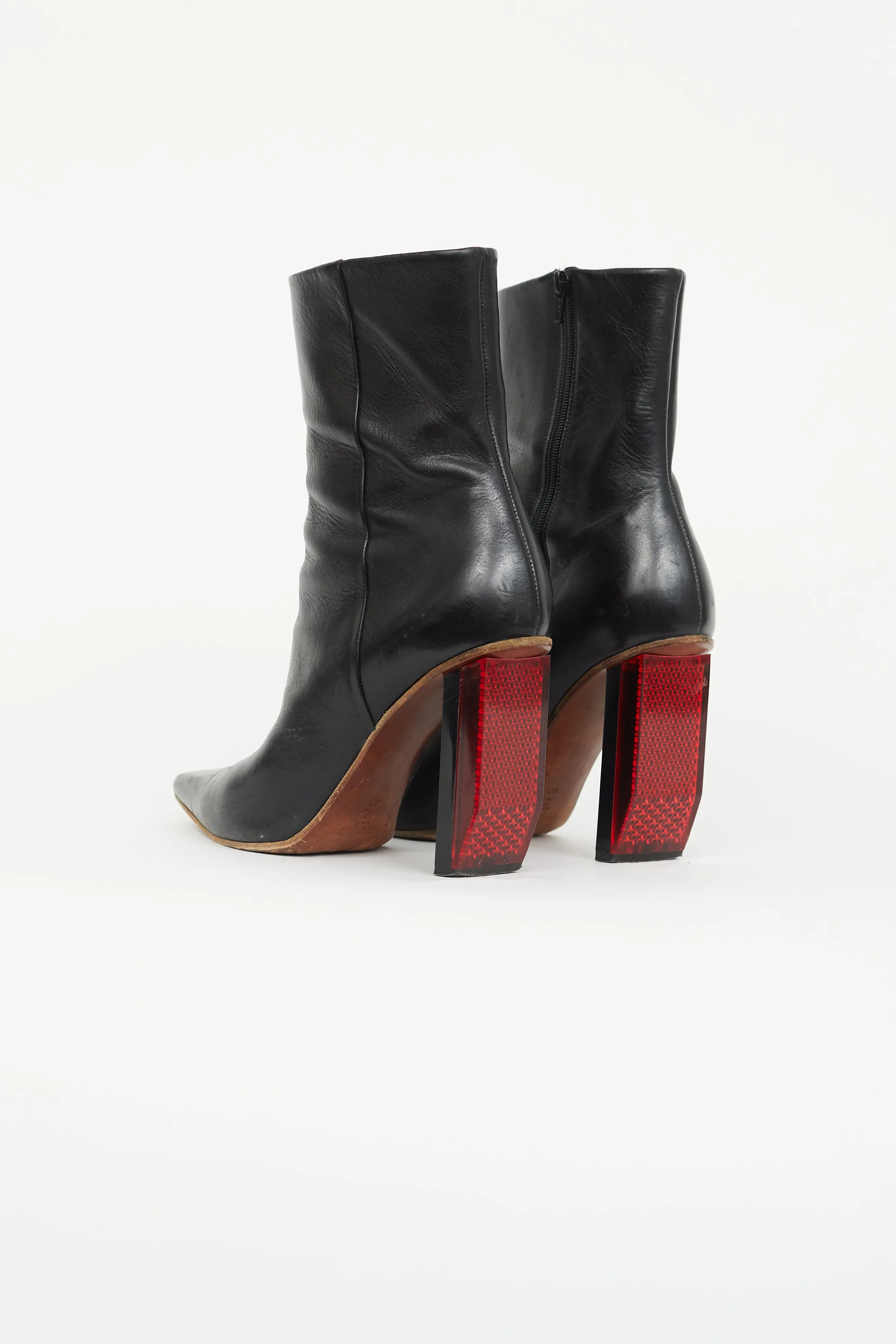 2016 Black Reflector Ankle Boot