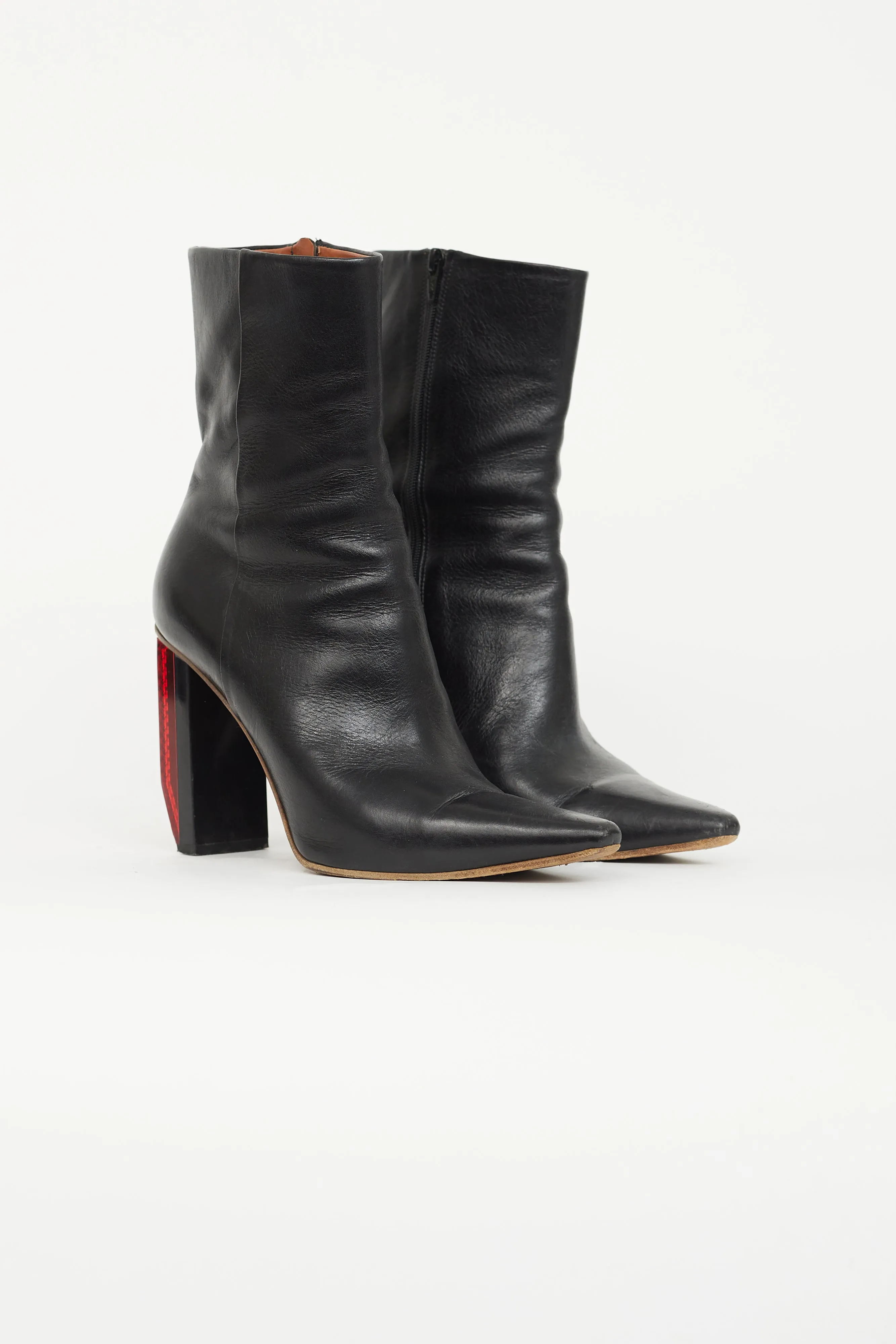 2016 Black Reflector Ankle Boot