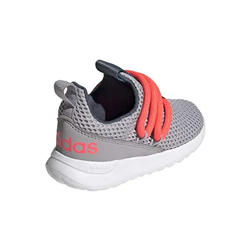 adidas Baby Lite Racer Adapt 3.0 Running Shoe, Glory Grey/Pink/Cyan, 5K