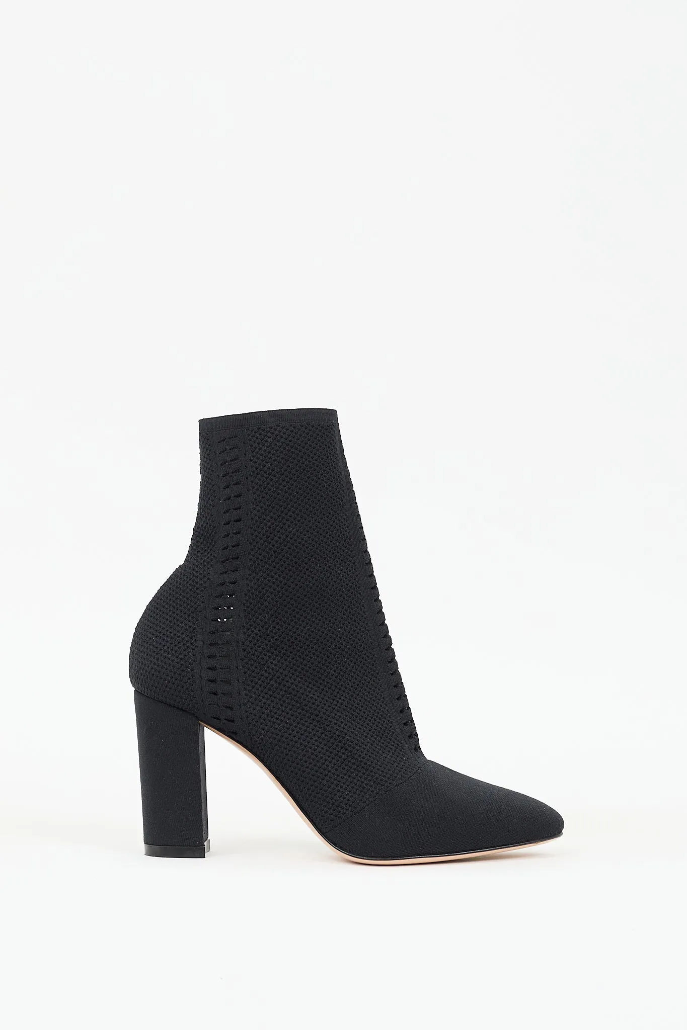 Black Stretch Knit Thurlow Sock Ankle Boot