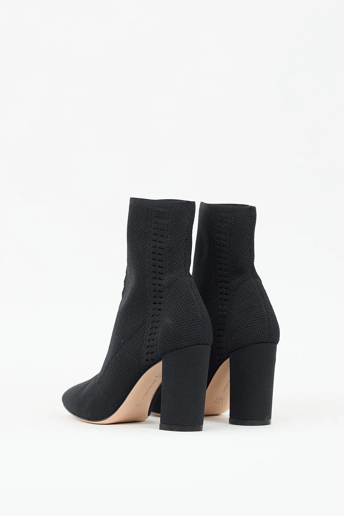 Black Stretch Knit Thurlow Sock Ankle Boot
