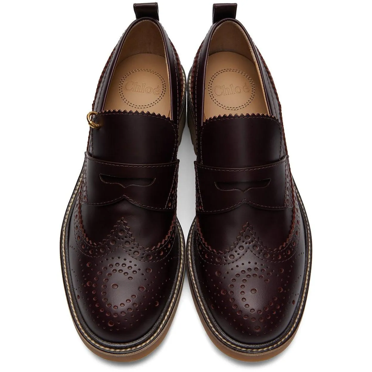 ChloÃ© Purple Franne Loafers