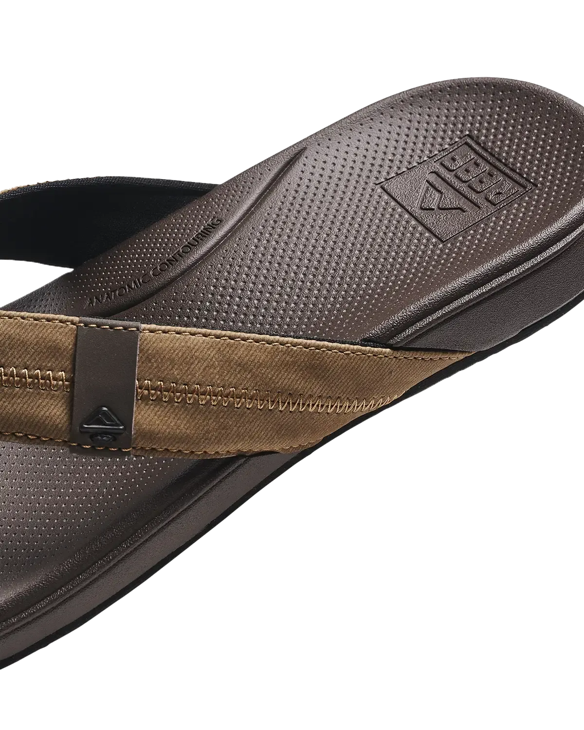 Cushion Phantom 2.0 Flip Flops in Brown & Tan