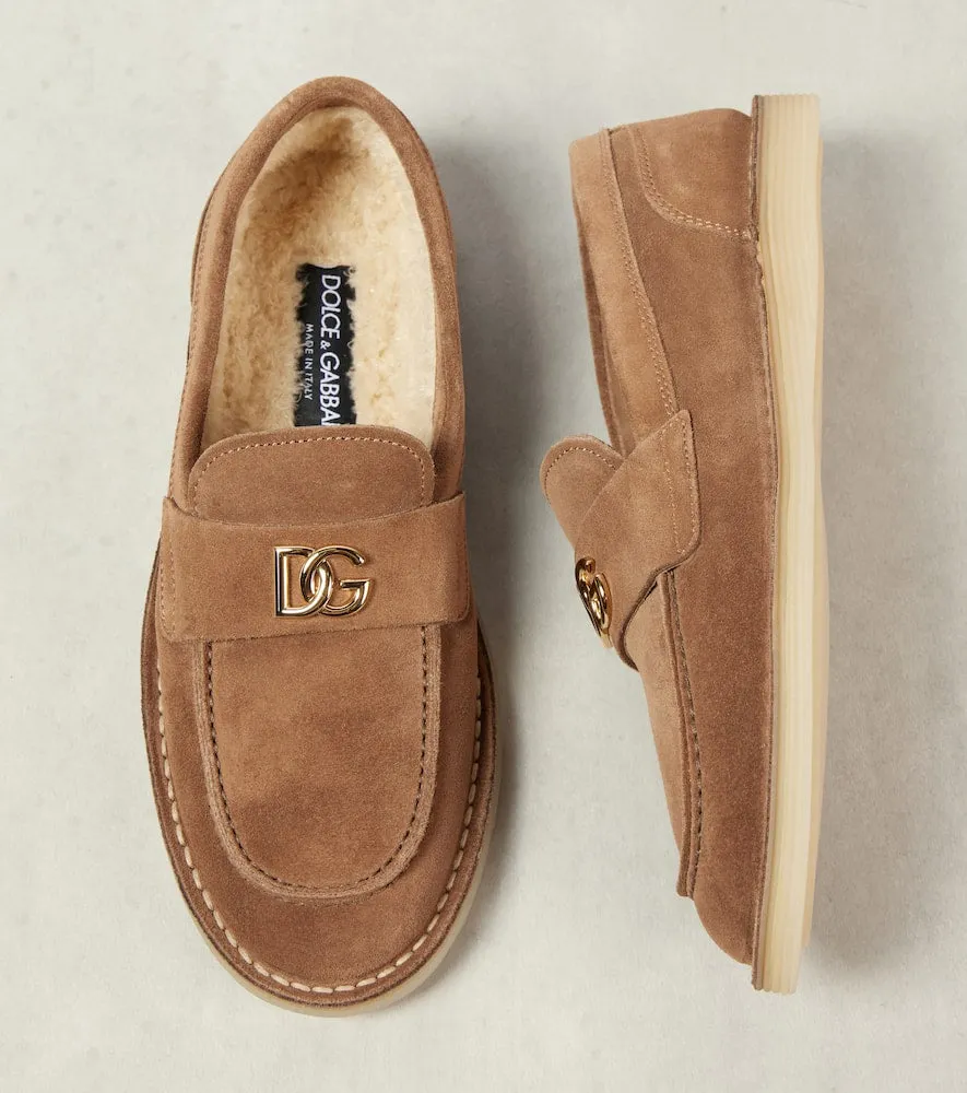 Dolce&Gabbana DG suede loafers