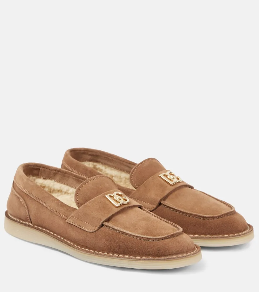 Dolce&Gabbana DG suede loafers
