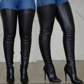 Extreme Chic Thigh High Boots