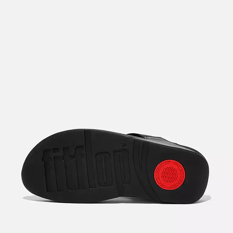 Fitflop - LULU Leather Toe-Post Sandal - Black