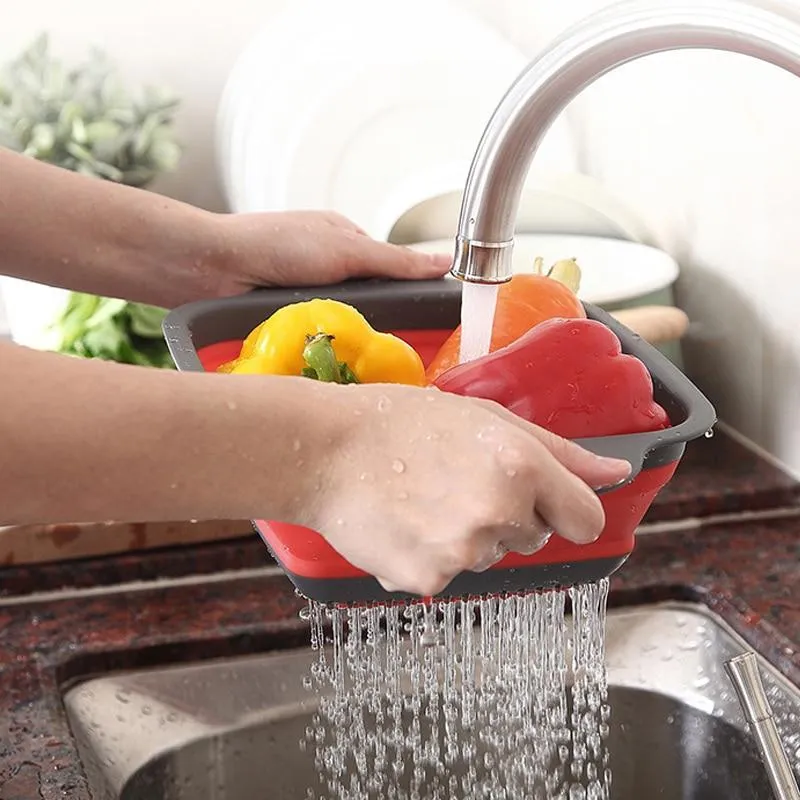 Foldable Silicone Food Strainer