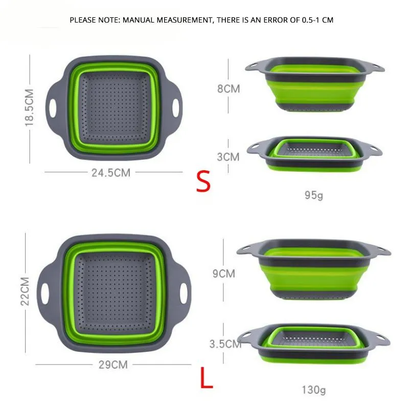 Foldable Silicone Food Strainer