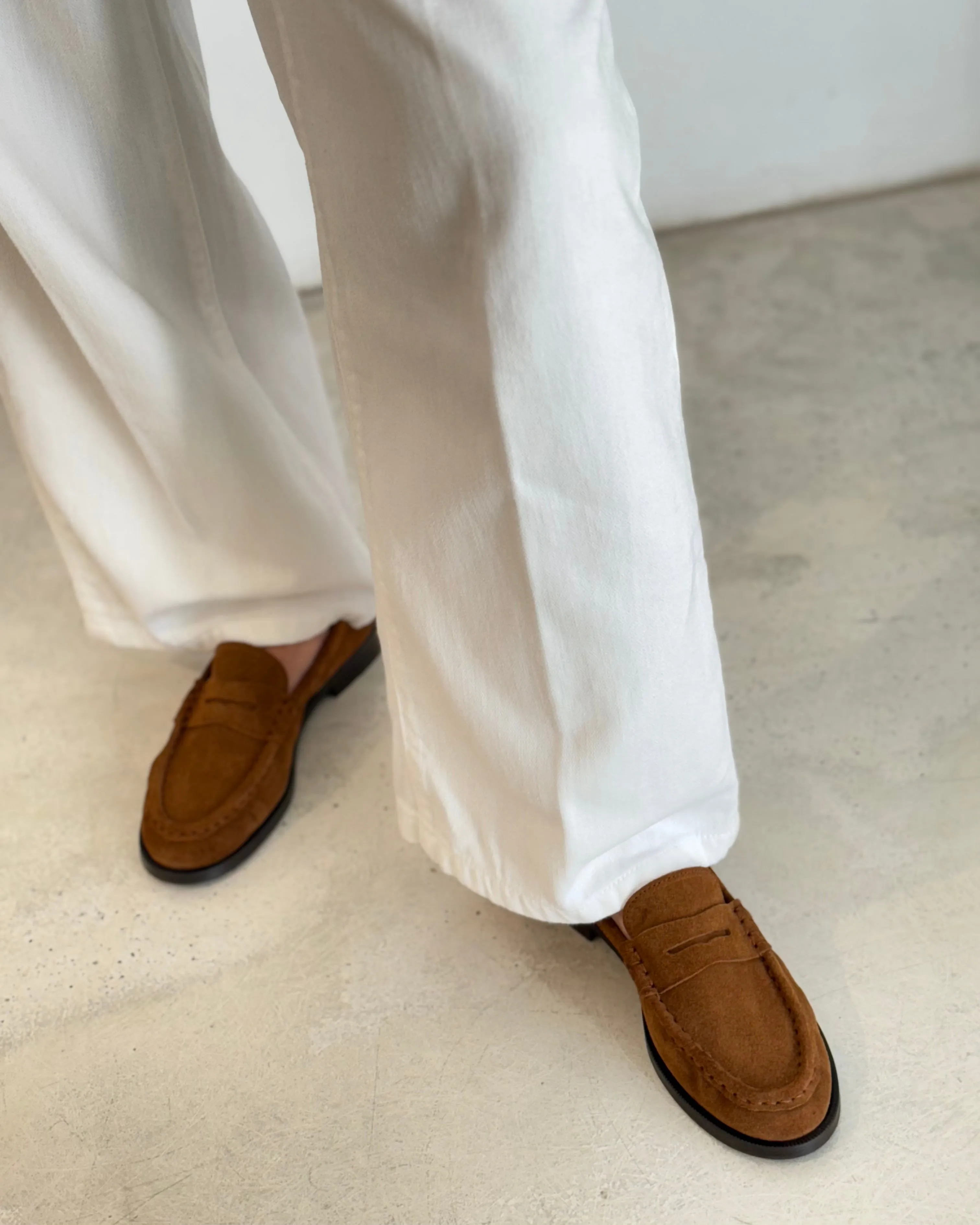 Freddie Suede Penny Loafer