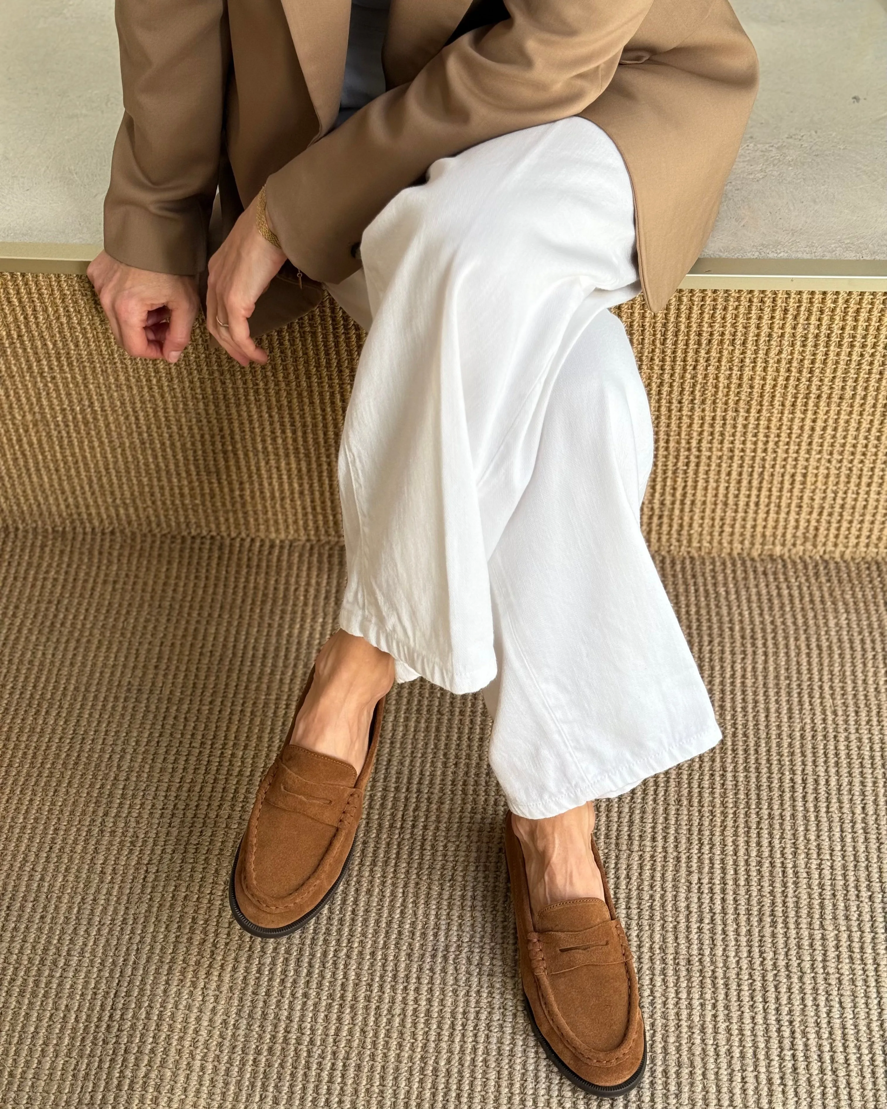 Freddie Suede Penny Loafer