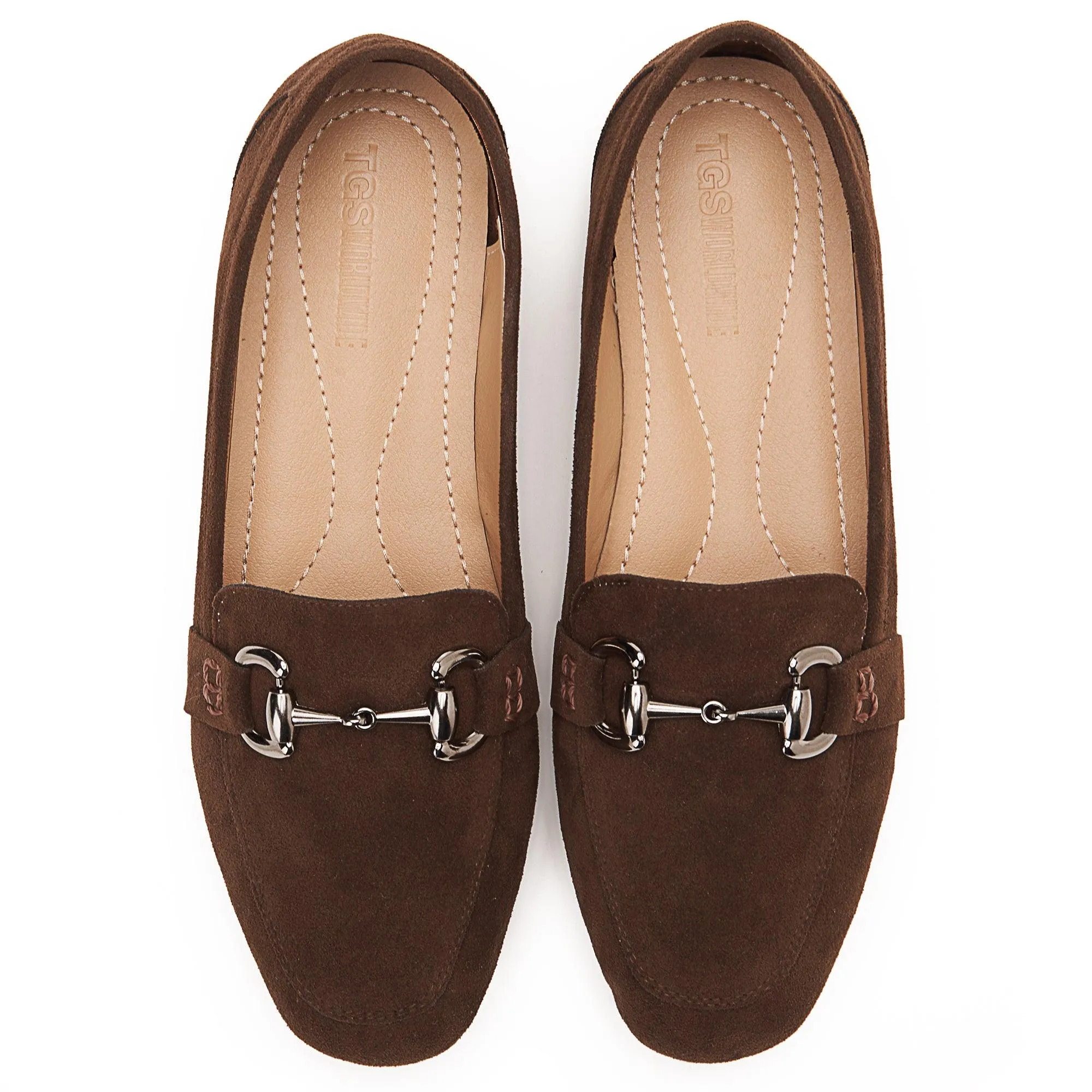 Horsebit Suede Loafers