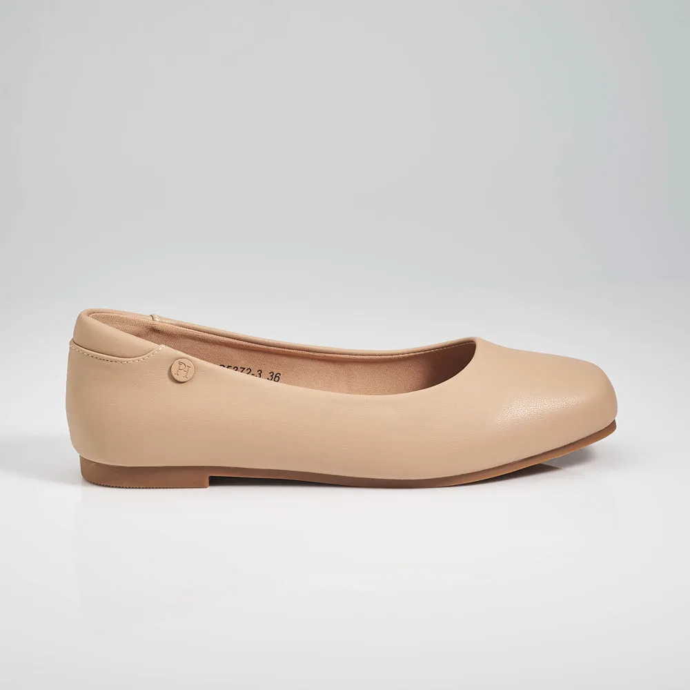 Ladies Round Toe Slip On Loafer