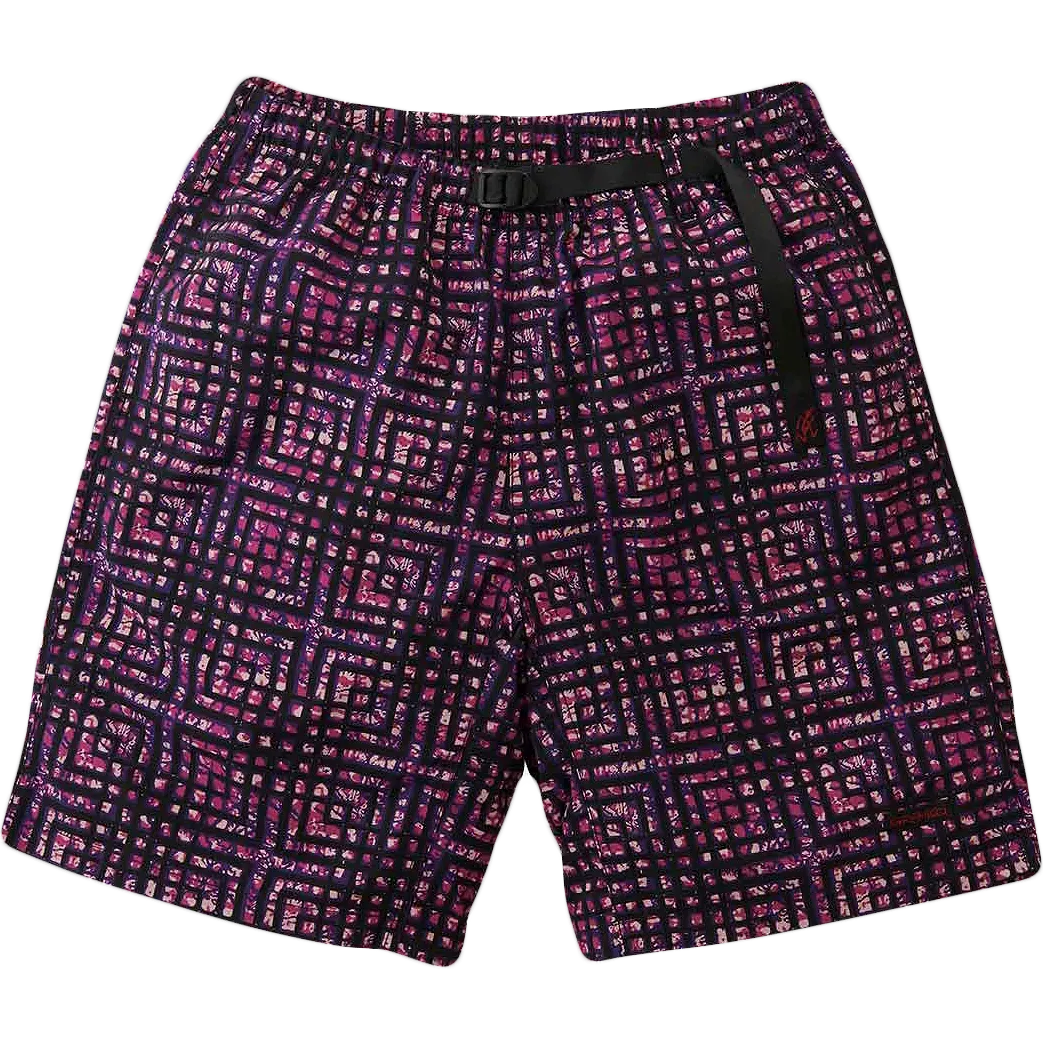 Nylon Packable G-Short - Batik Purple