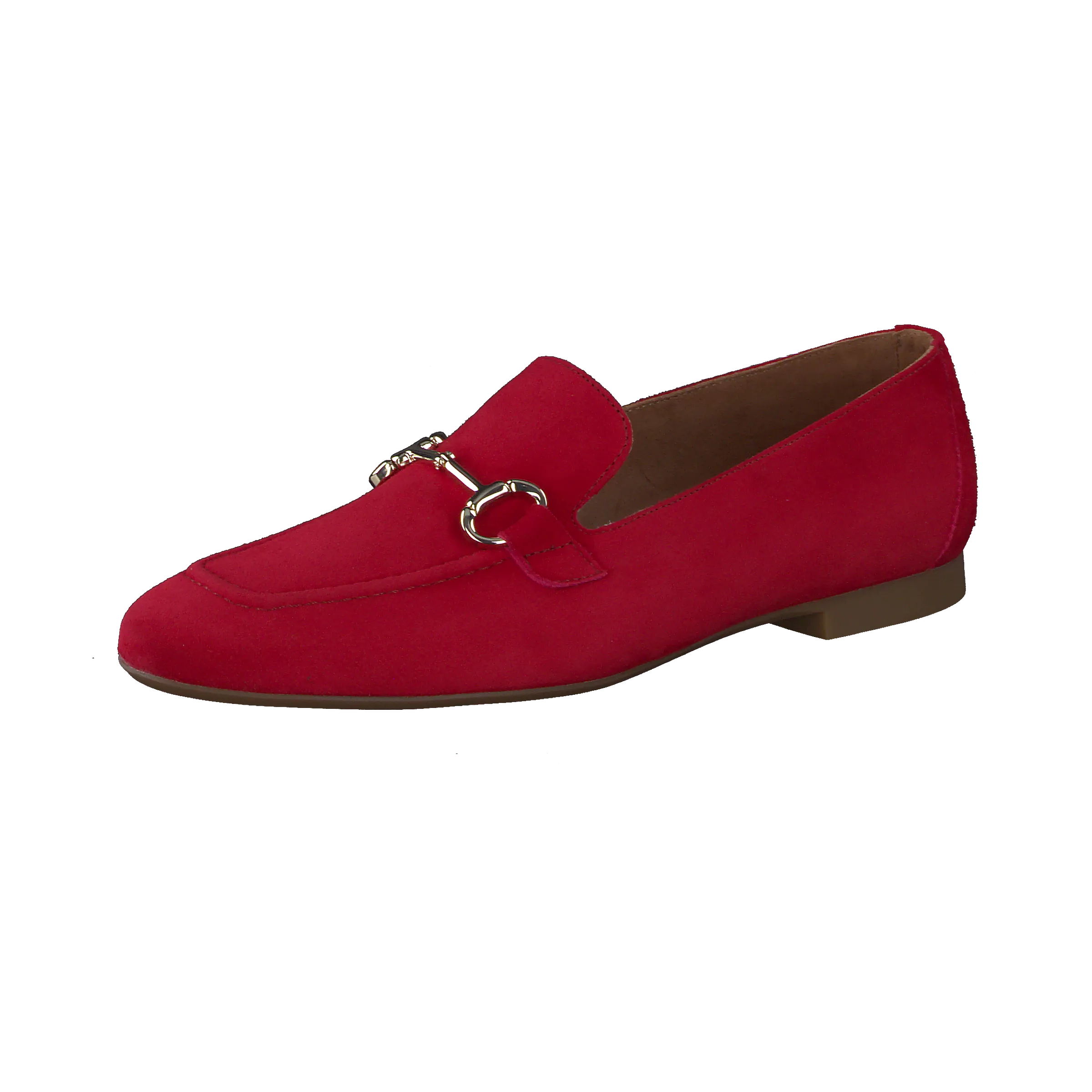 Paul Green Red Suede Loafers