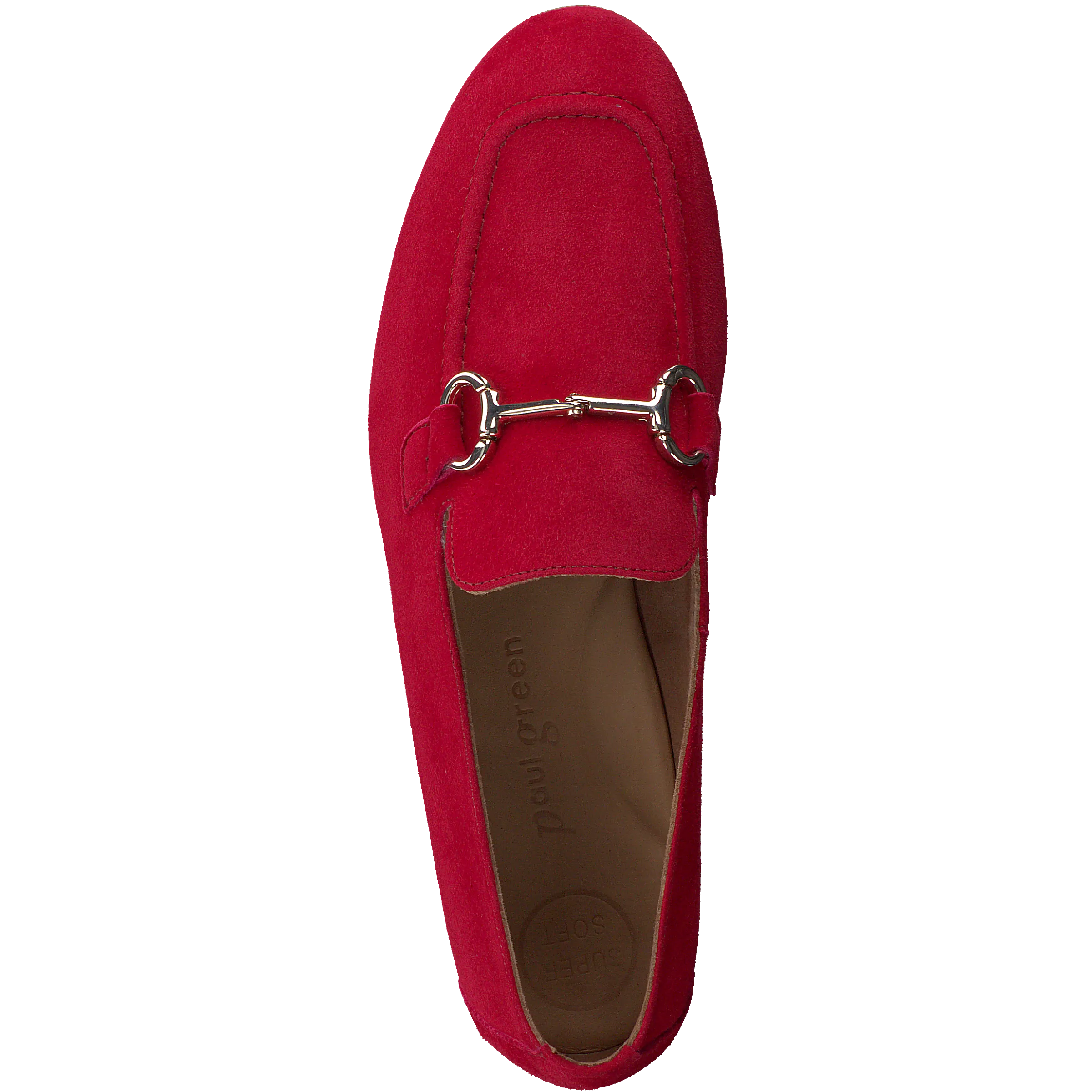 Paul Green Red Suede Loafers