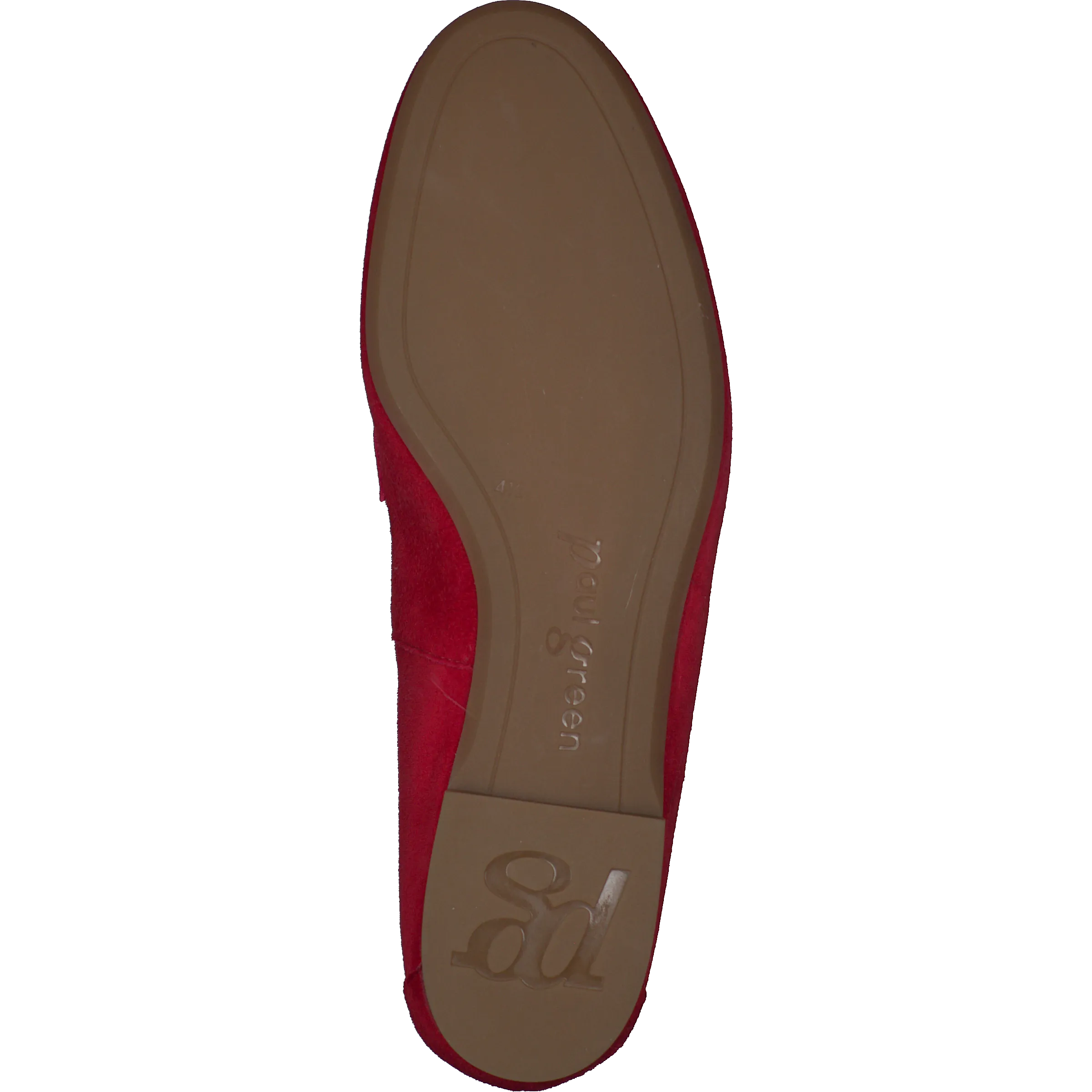 Paul Green Red Suede Loafers