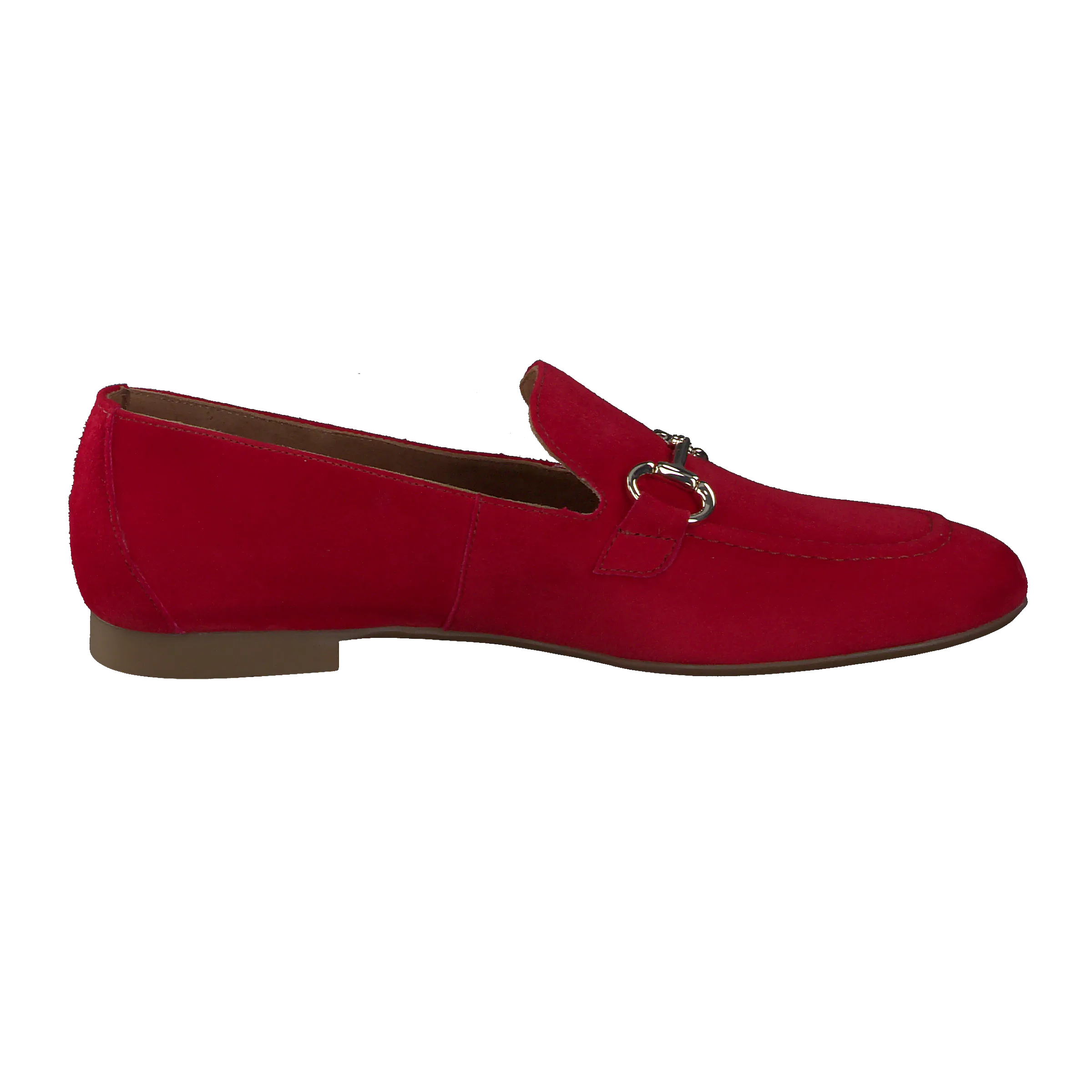 Paul Green Red Suede Loafers