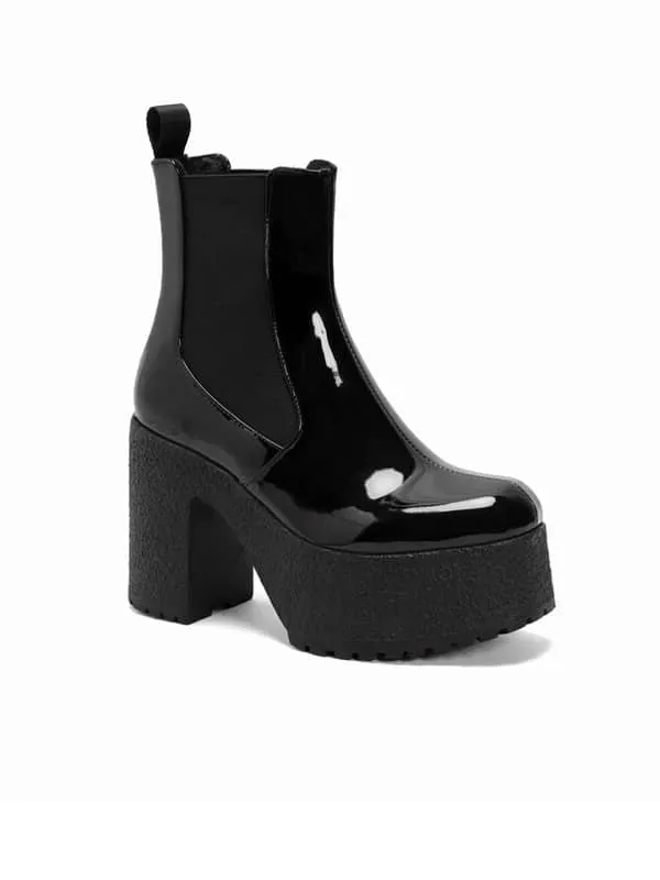 Punk Bat  Square Toe Platform&Boots