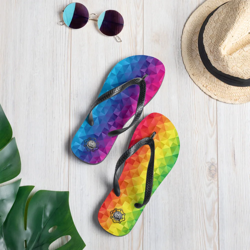 Rainbow Prism - Flip-Flops