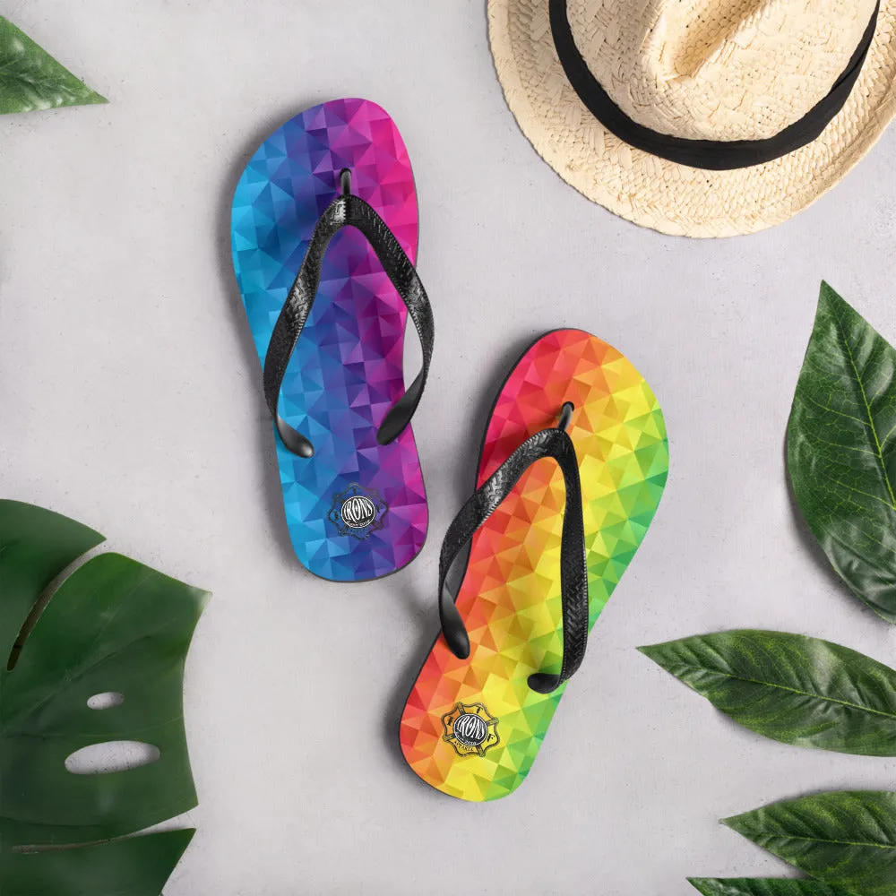 Rainbow Prism - Flip-Flops