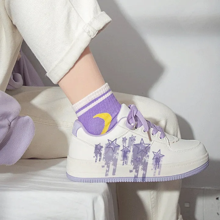 Sweet Cartoon Star Sneakers
