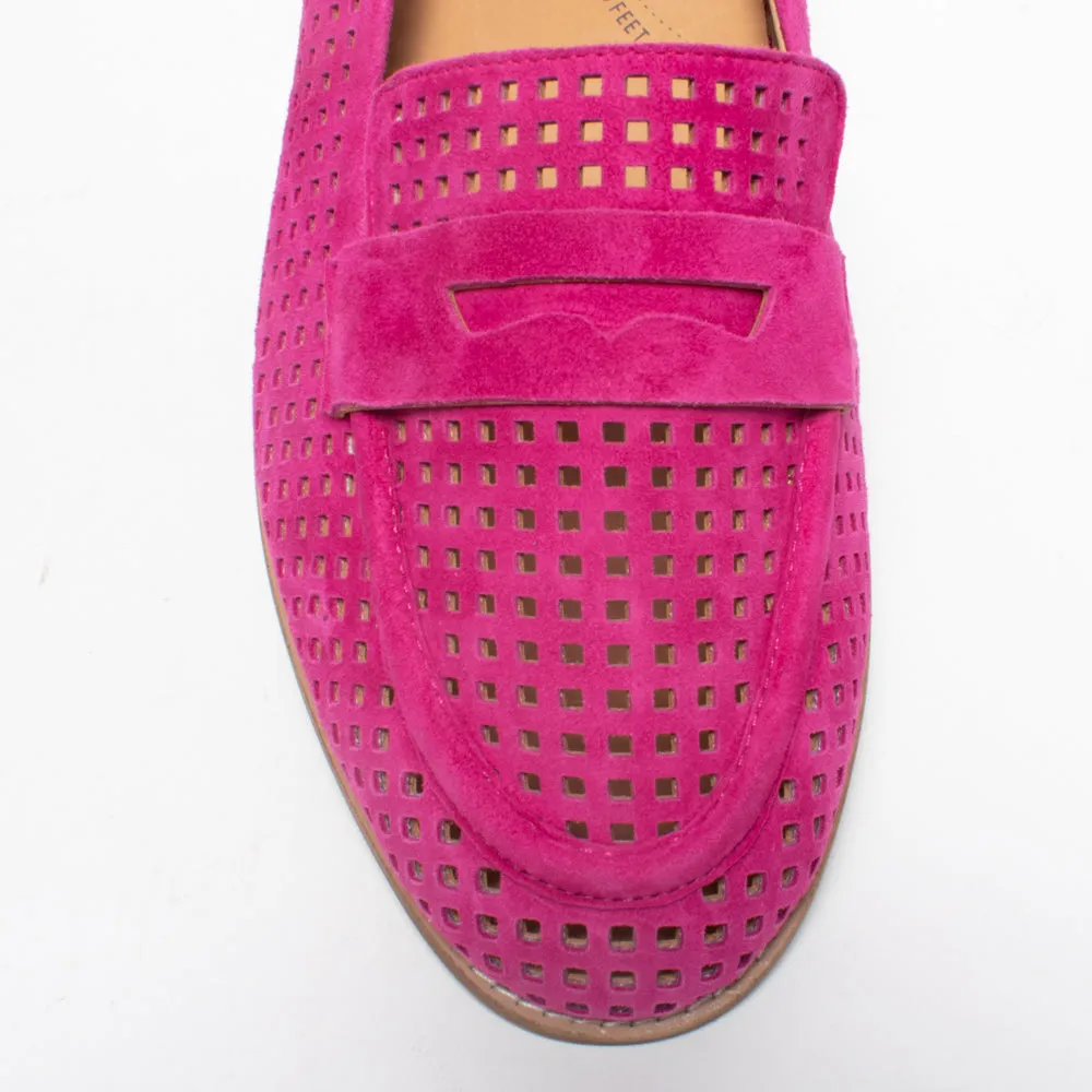 Toppiey Fuchsia Suede