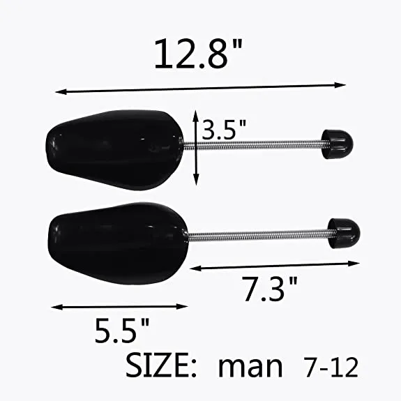 WOCTDTHW Shoe Trees for Sneakers Shaper 3 Pair Plastic Men Shoe Stretcher Shape Boot Holder Prevent Creasing