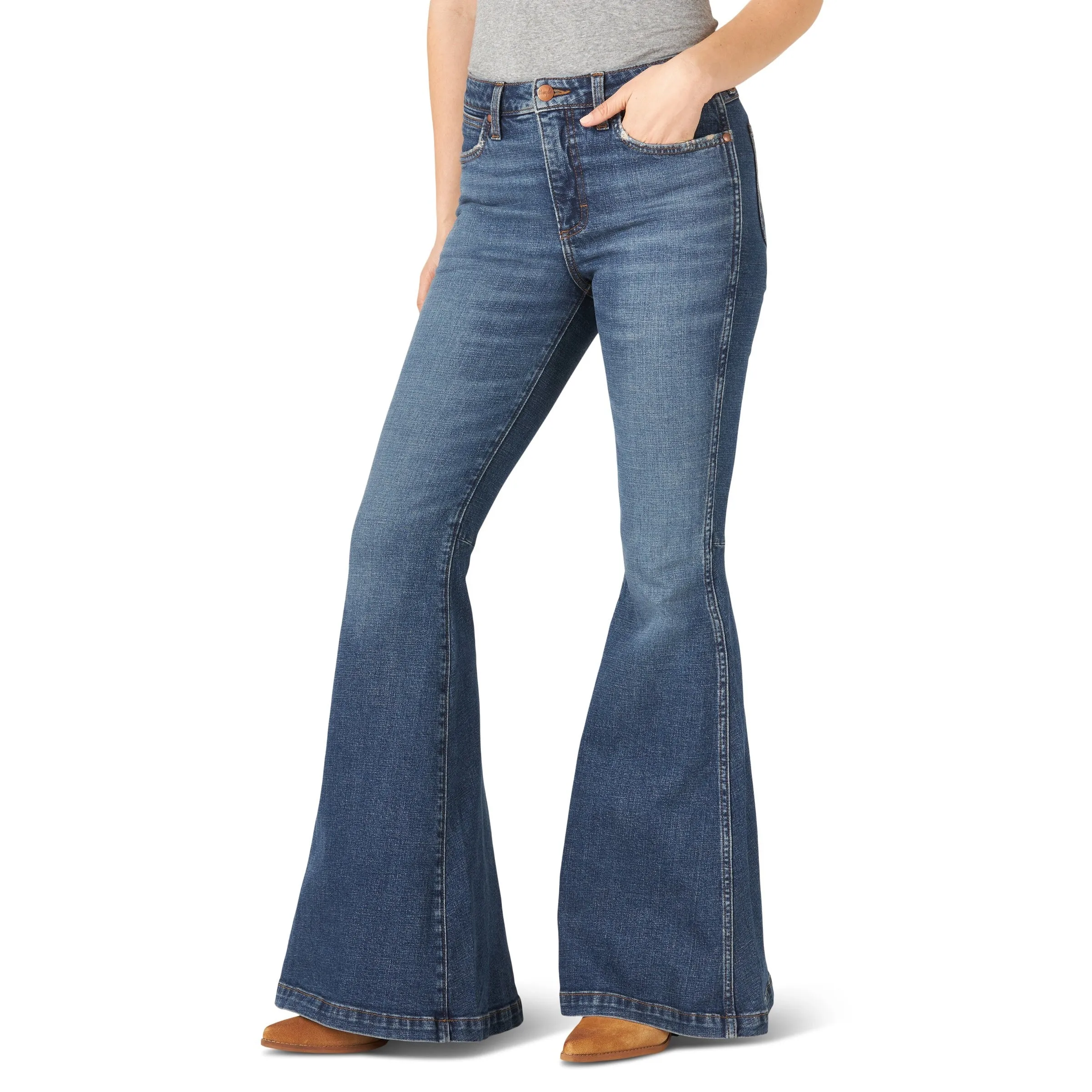 Women's Wrangler Retro High Rise Trumpet Flare Paige Jeans