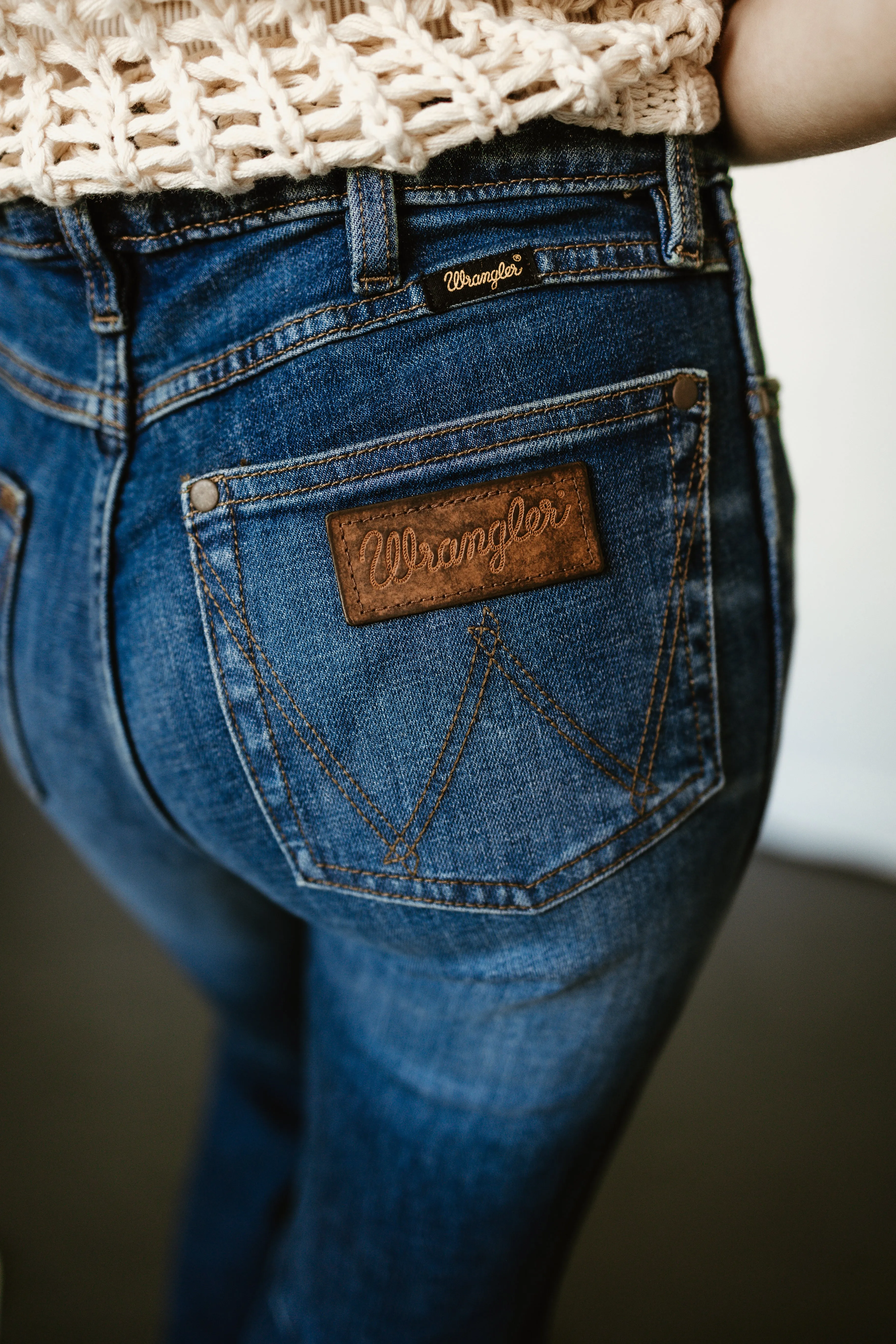 Women's Wrangler Retro High Rise Trumpet Flare Paige Jeans